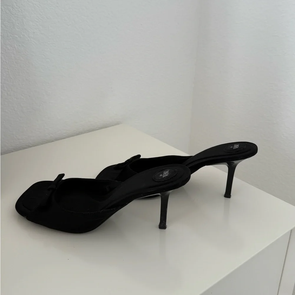 zara black mini heels - Picture 3 of 6